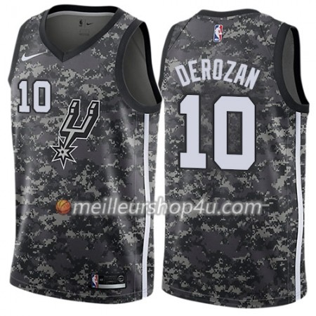 Maillot Basket Homme San Antonio Spurs DeMar DeRozan 10 Nike City Edition Noir Swingman